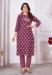 Picture of Delightful Silk Brown Kurtis & Tunic