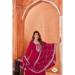 Picture of Bewitching Silk Crimson Anarkali Salwar Kameez