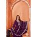 Picture of Classy Silk Brown Anarkali Salwar Kameez