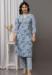 Picture of Good Looking Light Steel Blue Readymade Salwar Kameez