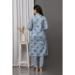 Picture of Good Looking Light Steel Blue Readymade Salwar Kameez