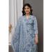 Picture of Good Looking Light Steel Blue Readymade Salwar Kameez