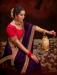 Picture of Sublime Georgette Purple Saree