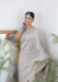 Picture of Pleasing Silk Light Steel Blue Saree