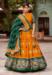 Picture of Graceful Silk Dark Orange Lehenga Choli