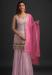 Picture of Georgette Rosy Brown Straight Cut Salwar Kameez