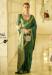 Picture of Well Formed Satin & Silk Dark Green Saree