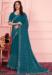 Picture of Beautiful Chiffon Teal Saree