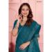 Picture of Beautiful Chiffon Teal Saree