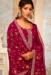 Picture of Gorgeous Georgette Maroon Straight Cut Salwar Kameez