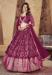 Picture of Pleasing Georgette Medium Violet Red Lehenga Choli