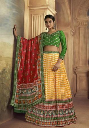 Picture of Sightly Silk Burly Wood Lehenga Choli