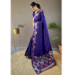 Picture of Good Looking Silk Dark Slate Blue Saree