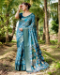 Picture of Wonderful Silk Light Steel Blue Saree