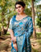 Picture of Wonderful Silk Light Steel Blue Saree