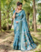 Picture of Wonderful Silk Light Steel Blue Saree