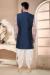 Picture of Beauteous Silk Midnight Blue Kurtas