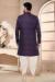 Picture of Alluring Silk Dark Slate Blue Kurtas