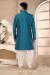 Picture of Well Formed Silk Midnight Blue Kurtas