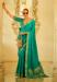 Picture of Radiant Satin & Silk Dark Cyan Saree