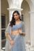 Picture of Delightful Net Light Steel Blue Lehenga Choli