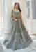 Picture of Beautiful Net Sea Green Lehenga Choli