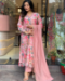 Picture of Excellent Chiffon Pink Readymade Salwar Kameez