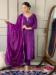 Picture of Statuesque Chiffon Purple Readymade Salwar Kameez