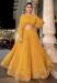 Picture of Pleasing Georgette Golden Rod Lehenga Choli