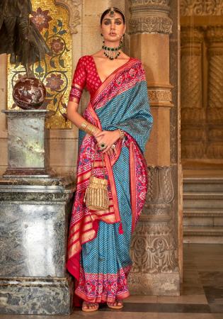 Picture of Alluring Silk Slate Grey Saree