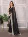 Picture of Fascinating Georgette Black Saree