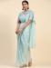 Picture of Comely Satin Light Steel Blue Saree