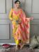 Picture of Elegant Rayon Sandy Brown Readymade Salwar Kameez