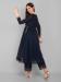 Picture of Grand Silk Dark Slate Blue Readymade Salwar Kameez