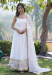 Picture of Magnificent Georgette White Readymade Gown