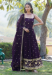 Picture of Gorgeous Georgette Dark Slate Blue Readymade Gown