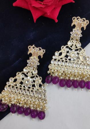 Picture of Splendid Purple Earrings