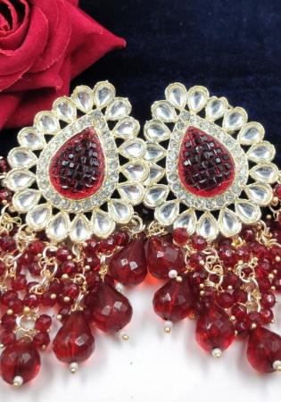 Picture of Sublime Maroon Earrings