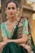 Picture of Good Looking Silk & Organza Sea Green Saree