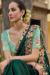 Picture of Good Looking Silk & Organza Sea Green Saree