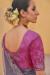 Picture of Marvelous Silk & Organza Plum Saree