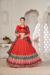 Picture of Bewitching Silk Fire Brick Lehenga Choli