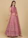 Picture of Alluring Silk Rosy Brown Lehenga Choli