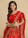 Picture of Pleasing Silk Dark Red Lehenga Choli