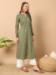 Picture of Amazing Cotton Dark Sea Green Kurtis & Tunic