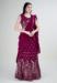 Picture of Elegant Georgette Medium Violet Red Lehenga Choli