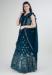 Picture of Fascinating Georgette Navy Blue Lehenga Choli