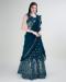 Picture of Fascinating Georgette Navy Blue Lehenga Choli