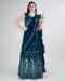 Picture of Fascinating Georgette Navy Blue Lehenga Choli