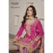 Picture of Chiffon Medium Violet Red Straight Cut Salwar Kameez